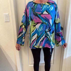 Chico's 100% silk  Top Size 2